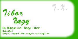 tibor nagy business card